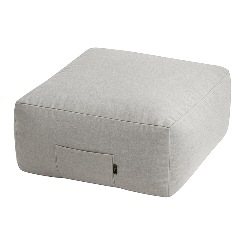 เบาะนั่งทรงสี่เหลี่ยม RENITA HOME รุ่นTOFU POUF สีเทา